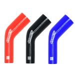 COT DE REDUCȚIE SILICONIC RACES SILICONE 45° , 57MM (2,25") LA 63MM (2,5")
