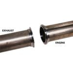 COLIER V-BAND TOBĂ 51MM (2") CU FLANSĂ - imagine 3