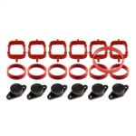 SET DOPURI ADMISIE BMW 22MM COMPLET 6 BUC PA66 GF30 (PLASTIC)