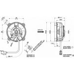 VENTILATOR ELECTRIC UNIVERSAL SPAL 96MM - ASPIRARE, 12V - imagine 3