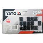 Set 415 clipsuri tapiterie YATO YT-06660, 18 tipuri, din plastic, pentru automobile Ford - imagine 2