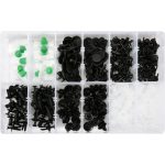 Set 290 clipsuri tapiterie YT-06661, 6 tipuri, din plastic, pentru automobile BMW