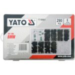 Set 290 clipsuri tapiterie YT-06661, 6 tipuri, din plastic, pentru automobile BMW - imagine 2