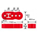 BUCȘĂ EVACUARE 114.5X43.5X23.5MM, 10MM - imagine 2