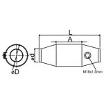 CATALIZATOR SPORT POWERSPRINT 200CPSI 89MM - imagine 3