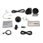 CEAS INDICATOR DEPO RACING 4 ÎN 1 DE 60MM BLACK – PRESIUNE TURBO + PRESIUNE ULEI + TEMPERATURĂ ULEI + VOLT - imagine 2