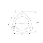 FLANȘĂ PENTRU EVACUARE 76MM - imagine 2