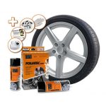 KIT VOPSEA CAUCIUCATĂ ARGINTIE FOLIATEC SILVER METALLIC MATT