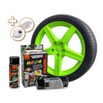 KIT VOPSEA CAUCIUCATĂ VERDE FOLIATEC NEON GREEN + BASECOAT