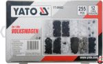 Set 160 clipsuri tapiterie YT-06663, din plastic, pentru automobile Volkswagen - imagine 2