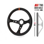 VOLAN SPORT RRS CARBON 3 NEGRU/PORTOCALIU DISHED 90 SPOKES 350MM 37/29MM - imagine 3