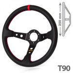 VOLAN SPORT RRS CARBON 3 NEGRU/ROSU DISHED 90 SPOKES 350MM 37/29MM - imagine 2