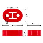 TAMPON POLIURETAN EVACUARE, 12MM - imagine 2