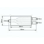 TOBĂ INOX 63MM RM MOTORS - imagine 2