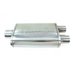 TOBĂ INTERMEDIARĂ INOX RACES 14, INTRARE 3" (76MM), IEȘIRE 2,5"(63MM)