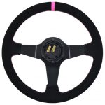 VOLAN SPORT RACES APEX CU 3 BRAȚE, 350MM, VELUR, ADÂNCIME 90 MM, ROZ - imagine 2