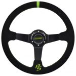 VOLAN SPORT RACES APEX CU 3 BRAȚE, 350MM, VELUR, ADÂNCIME 90 MM, VERDE