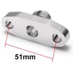 FLANȘĂ ADAPTOR RETUR ULEI AN10 PENTRU T3, T4, GT37R-GT55 - imagine 2