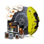 FOLIATEC VOPSEA ETRIERI GALBENĂ - KIT, NEON YELLOW