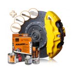 FOLIATEC VOPSEA ETRIERI GALBENĂ - KIT, SPEED YELLOW