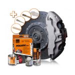 FOLIATEC VOPSEA ETRIERI GRI - KIT, STRATOS SILVER METALLIC