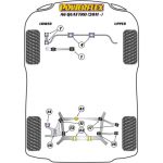 POWERFLEX BUCȘĂ BARĂ ANTIRULIU FAȚĂ 27MM AUDI A6 QUATTRO (2011 - ) - imagine 2