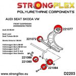 STRONGFLEX - 226018B: KIT DE BUCȘE PUNTE FAȚĂ - imagine 3