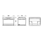 Baterie de pornire EXIDE Excell 60Ah 12V - imagine 2