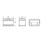 Baterie de pornire EXIDE Excell 74Ah 12V - imagine 2