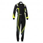COMBINEZON DAMĂ CIK-FIA SPARCO LADY KERB K44, NEGRU/GALBEN