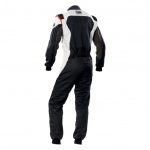 COMBINEZON FIA OMP FIRST-EVO, ALB/NEGRU - imagine 2
