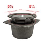 IZOLAȚIE PENTRU DIFUZOARE,DEI 50320 ROTUNDĂ 13 CM SLIM (6.3 CM ADÂNCIME) - imagine 4