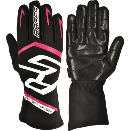 manusi-races-premium-evo-ii-silicone-pink MĂNUȘI RACES PREMIUM EVO II SILICONE, PINK - imagine 1