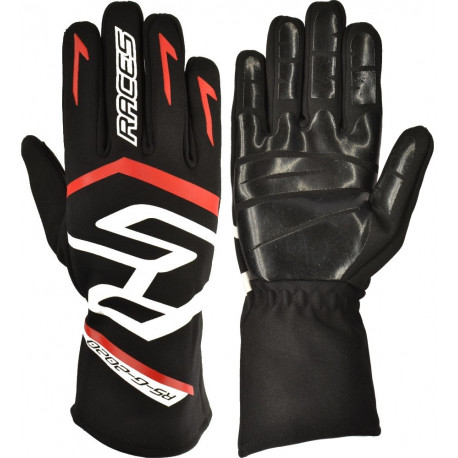 manusi-races-premium-evo-ii-silicone-red MĂNUȘI RACES PREMIUM EVO II SILICONE, RED - imagine 1