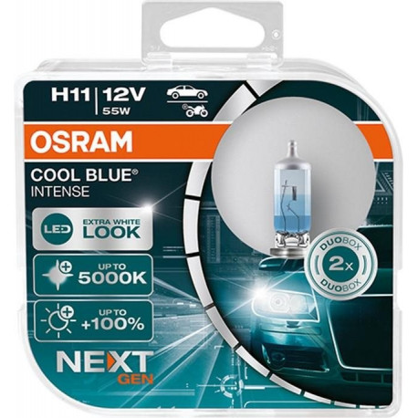 osram-becuri-auto-cu-halogen-cool-blue-intense-next-gen-h11-2buc OSRAM BECURI AUTO CU HALOGEN COOL BLUE INTENSE (NEXT GEN) H11 (2BUC) - imagine 1