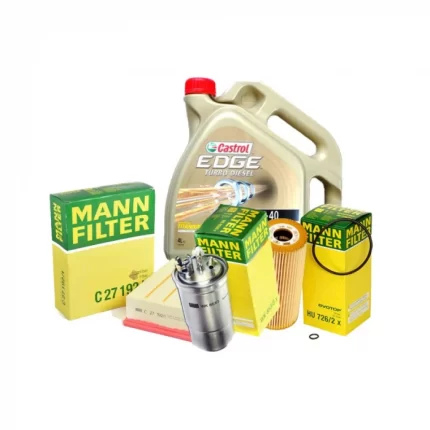 Pachet revizie Audi A4 B6 1.9 TDI, 96KW Cod motor AVF AWX Ulei Castrol Filtre Mann