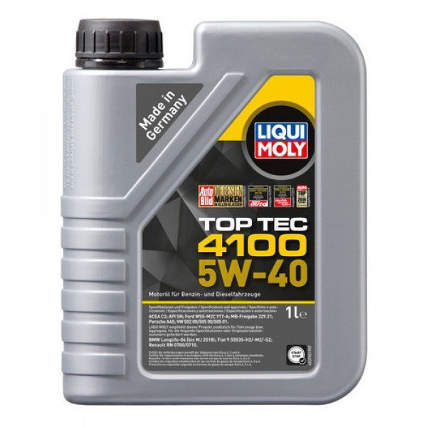 Ulei de motor LIQUI MOLY Top Tec 4100 5W-40 1L Ulei de motor LIQUI MOLY Top Tec 4100 5W-40 1L - imagine 1
