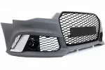 Bara Fata compatibil cu Audi A6 4G RS6 Design (2011-2015) cu Grile - imagine 7