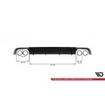 DIFUZOR BARĂ SPATE AUDI S6 / A6 S-LINE C7 FL - imagine 5