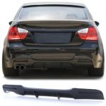 DIFUZOR SPATE, ASPECT TIPS IEȘIRE DUBLĂ STÂNGA POTRIVITĂ PENTRU BMW E90