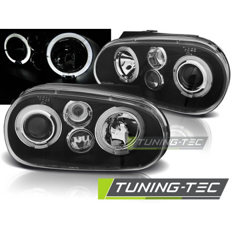 faruri-angel-eyes-negru-pentru-vw-golf-4-0997-0903 FARURI ANGEL EYES NEGRU PENTRU VW GOLF 4 09.97-09.03 - imagine 1