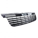 GRILĂ RADIATOR FĂRĂ EMBLEMĂ NEGRU LUCIOAS PENTRU VW BUS T5 03-09 TRANSPORTER - imagine 3