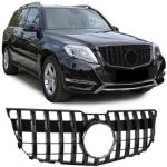 GRILĂ RADIATOR NEGRU-LUCIOS PENTRU MERCEDES GLK X204 PREFACELIFT 08-12