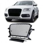 GRILĂ RADIATOR SPORT FĂRĂ EMBLEMĂ NEGRU-LUCIOS PENTRU AUDI Q5 8R 12-16 - imagine 5