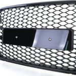 GRILĂ RADIATOR SPORT NEGRU-LUCIOS PENTRU AUDI Q3 8U PREFACELIFT 11-15 - imagine 6