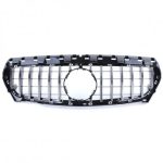 GRILĂ SPORT CROM-NEGRU-LUCIOS PENTRU MERCEDES CLA C117 PRE-FACELIFT 13-16 - imagine 4
