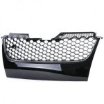 GRILĂ SPORT , FĂRĂ EMBLEMĂ CU BANDĂ CROMATĂ PENTRU VW GOLF 5 GTI 03-09 - imagine 3