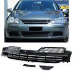 GRILĂ SPORT NEAGRĂ FĂRĂ LOGO PENTRU VW GOLF 5 03-09 NOT GTI - imagine 2