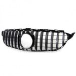 GRILĂ SPORT NEGRU CROMAT PENTRU MERCEDES C CLASS W205 S205 13-18 - imagine 8