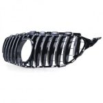 GRILĂ SPORT NEGRU CROMAT PENTRU MERCEDES C CLASS W205 S205 13-18 - imagine 7